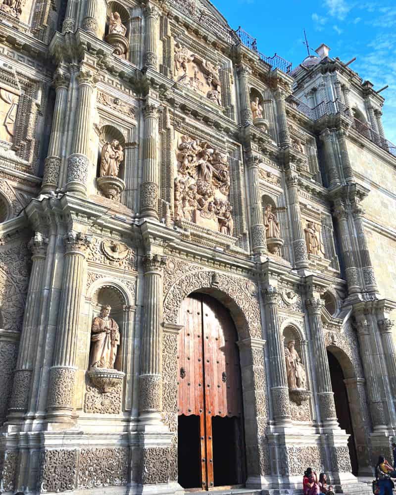 oaxaca cathedral in Zocalo